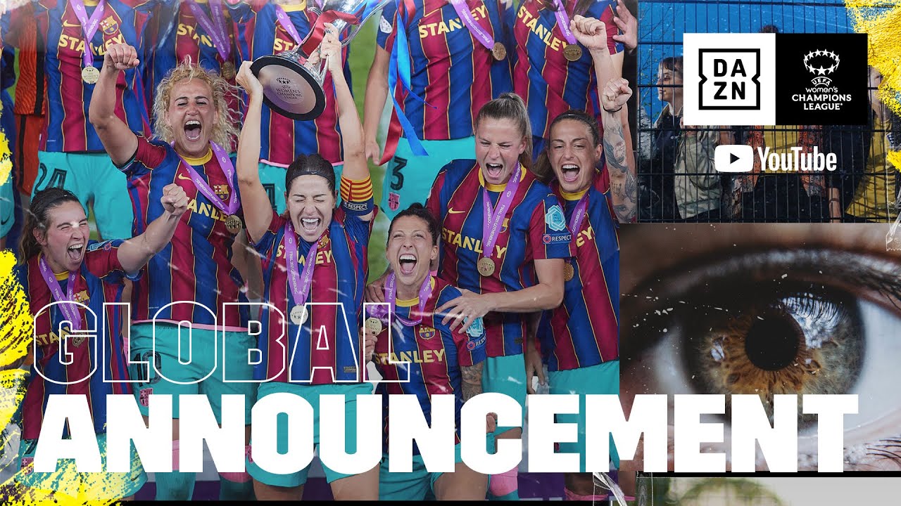 Immagine di DAZN con Youtube per i diritti tv della UEFA Women’s Champions League - Scopri di più su DAZN