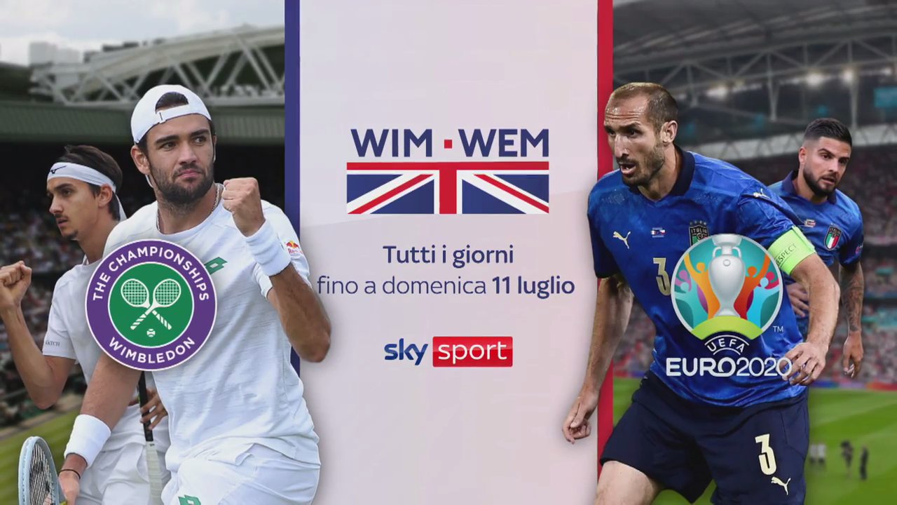 Foto - Da Wimbledon a Wembley, tifando Italia su Sky Sport