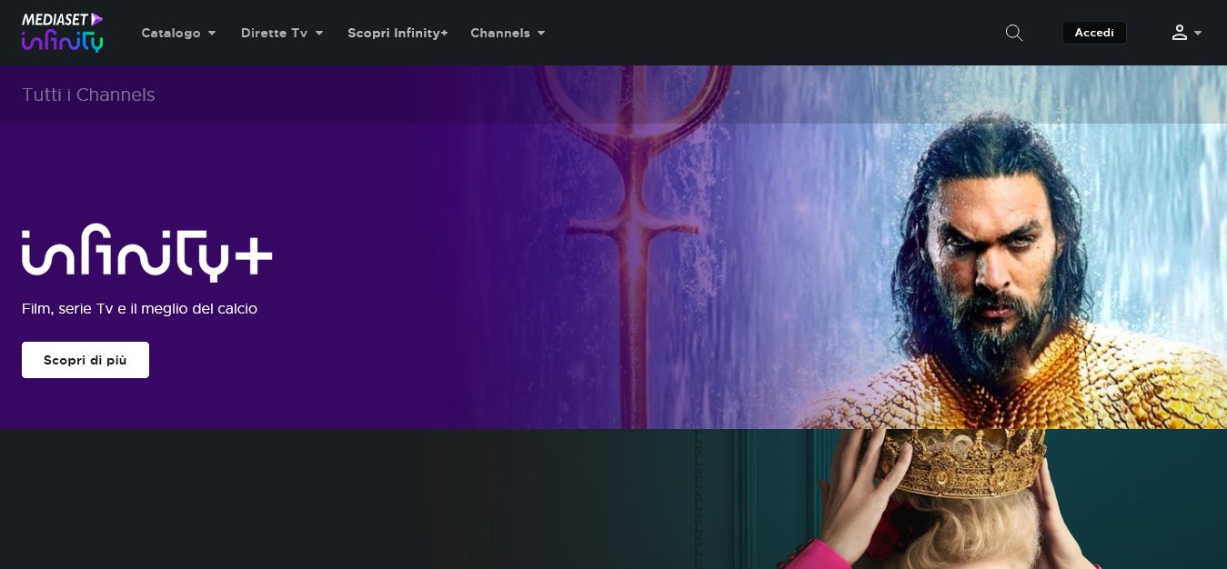 Immagine di Sei channels verticali tematici arrrichiscono Mediaset Infinity - Scopri di più su Internet e Tv