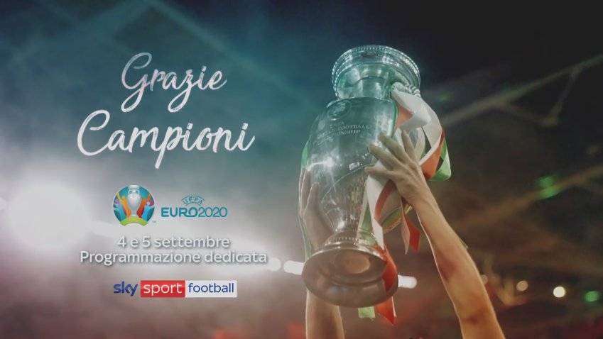 Foto - Grazie Campioni Euro 2020, un weekend azzurro su Sky Sport Football