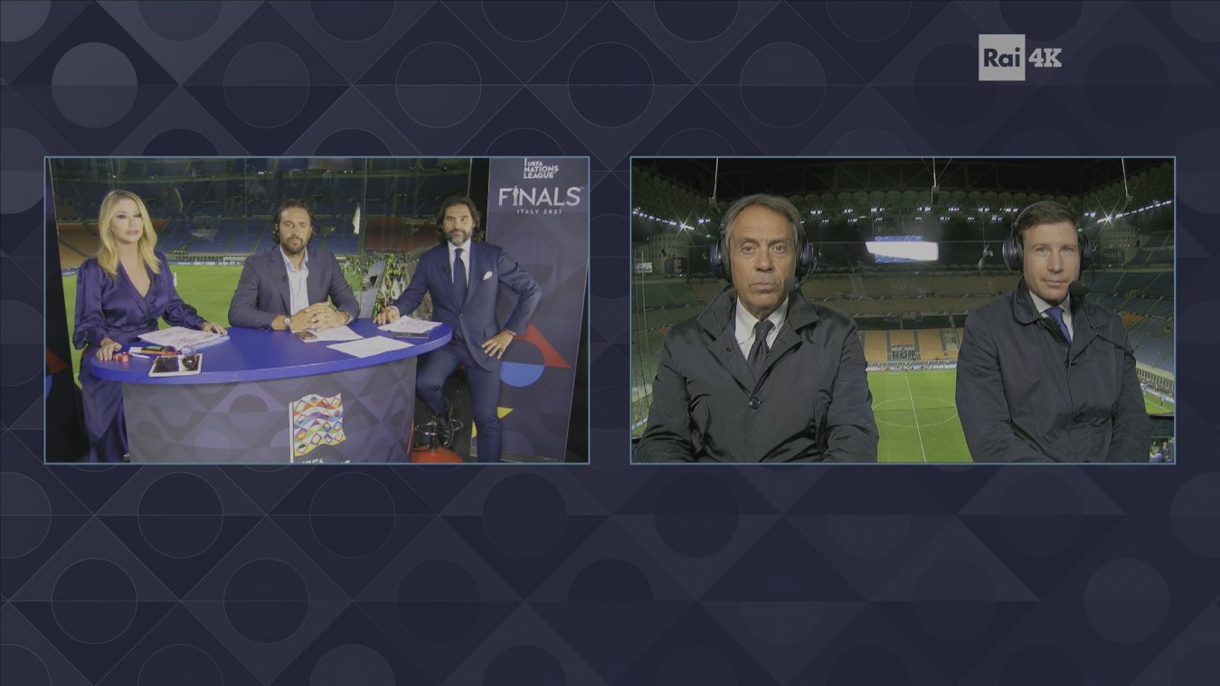 Nations League Finals 2021 - ITALIA - Belgio e Spagna - Francia (diretta Rai 1)