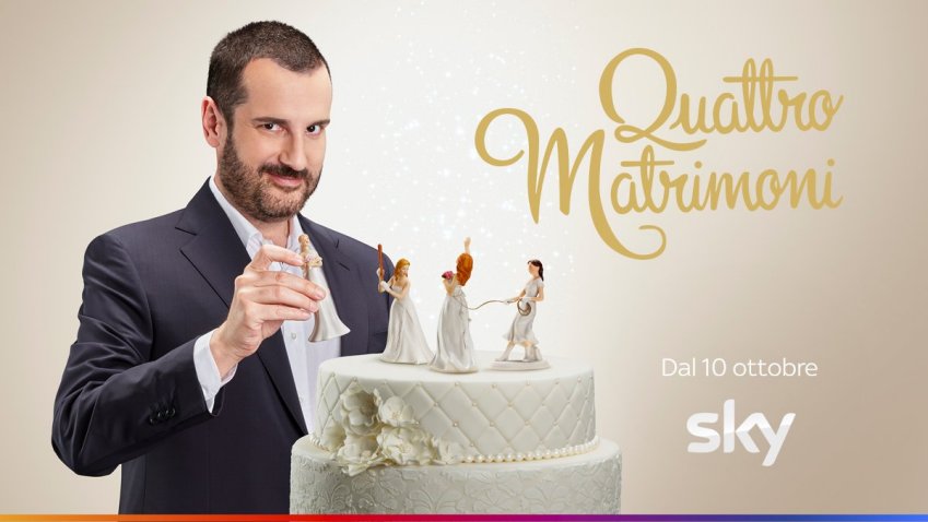 Foto - Quattro Matrimoni, arriva su Sky e NOW con Costantino della Gherardesca