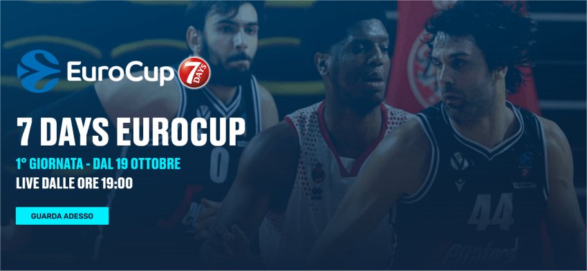 Foto - Calendario Eurolega ed Eurocup (19-22 ottobre): il programma su Eleven Sports