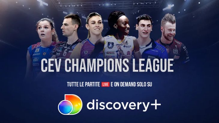 Volley, al via le italiane in CEV Champions League LIVE su discovery+