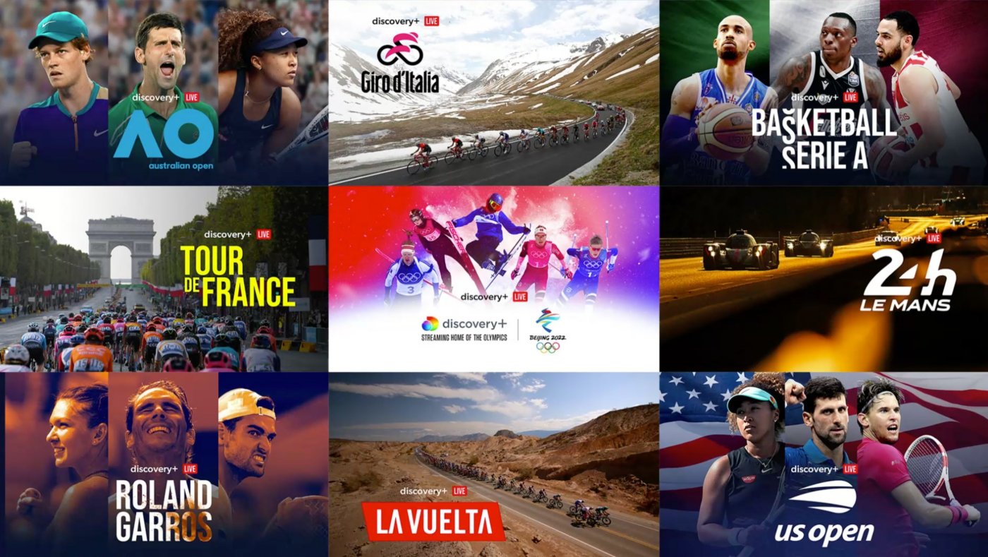 In attesa di Pechino 2022, su Discovery+ Coppa Africa, Volley, Basket, Sci, Ciclismo, Tennis   