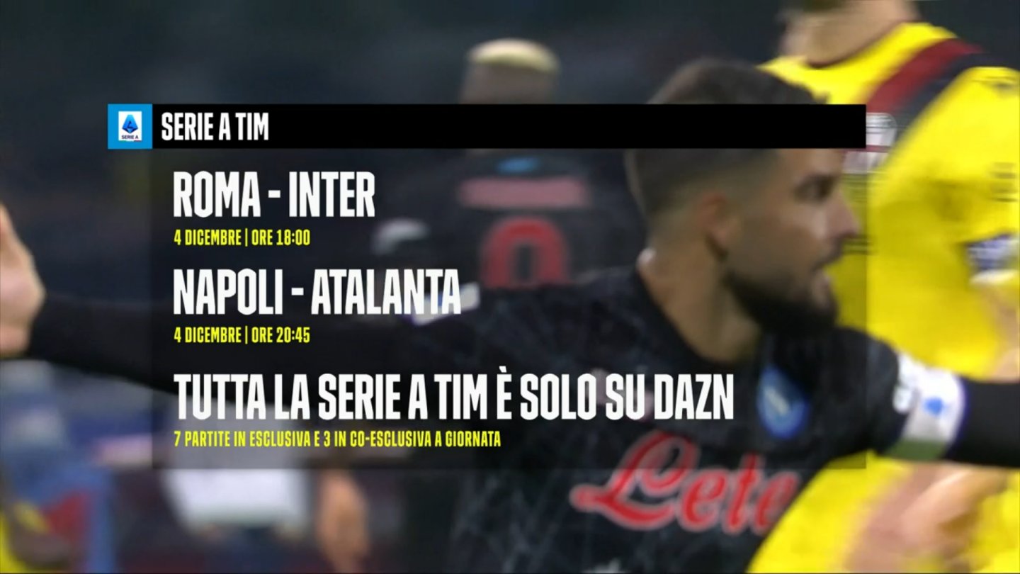 Immagine di DAZN Serie A 2021/22 Diretta 16a Giornata, Palinsesto Telecronisti - Scopri di più su DAZN