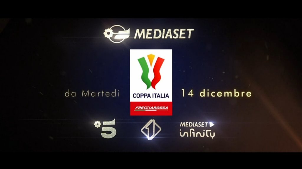 Coppa Italia 16esimi Finale 2021/22  - Programma e Telecronisti Esclusiva Mediaset