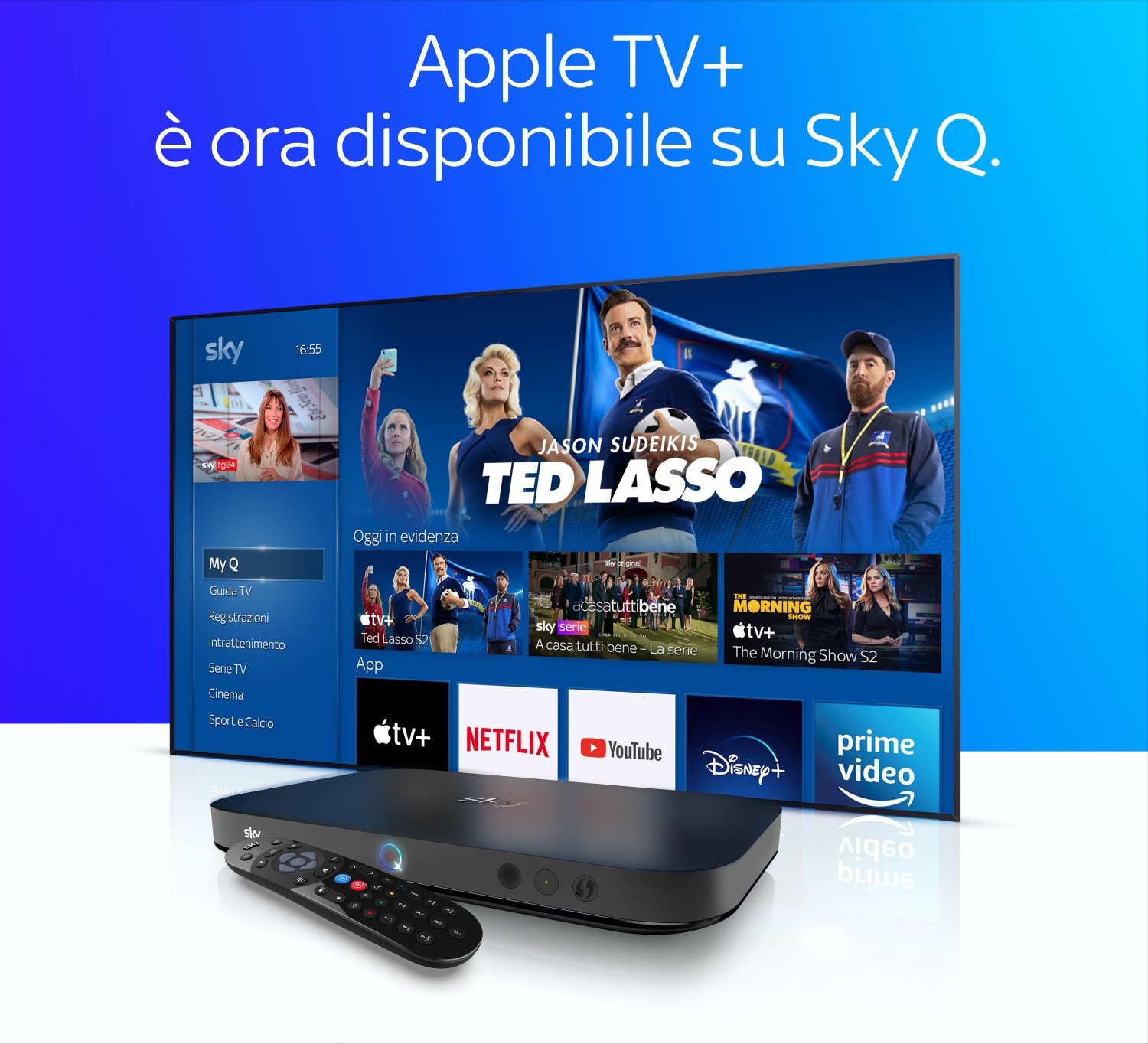 Apple TV+ arriva su Sky Q in tempo per Natale