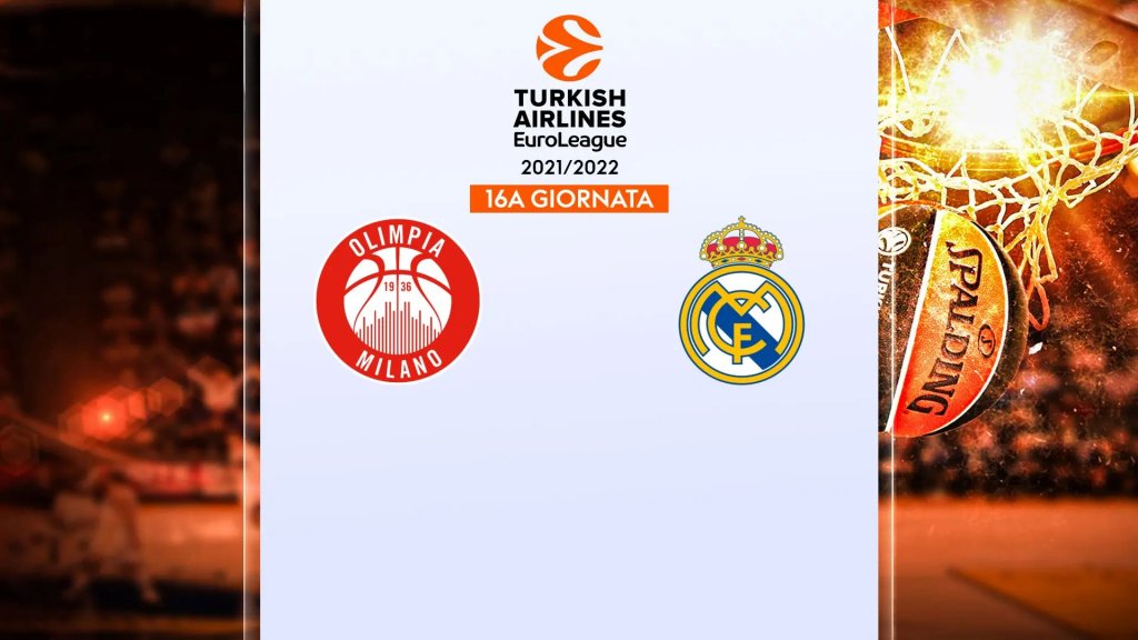 Eurolega, con Armani Milano - Real Madrid per la prima volta su Sky Sport 4K 