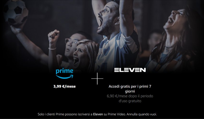 Immagine di Eleven Sports sbarca su Amazon Prime Video Channels con la Serie C - Scopri di più su Internet e Tv