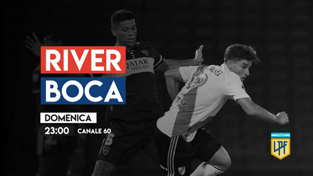 Superclasico River Plate - Boca Juniors stasera alle 23 su 𝓢𝓹𝓸𝓻𝓽𝓲𝓽𝓪𝓵𝓲𝓪