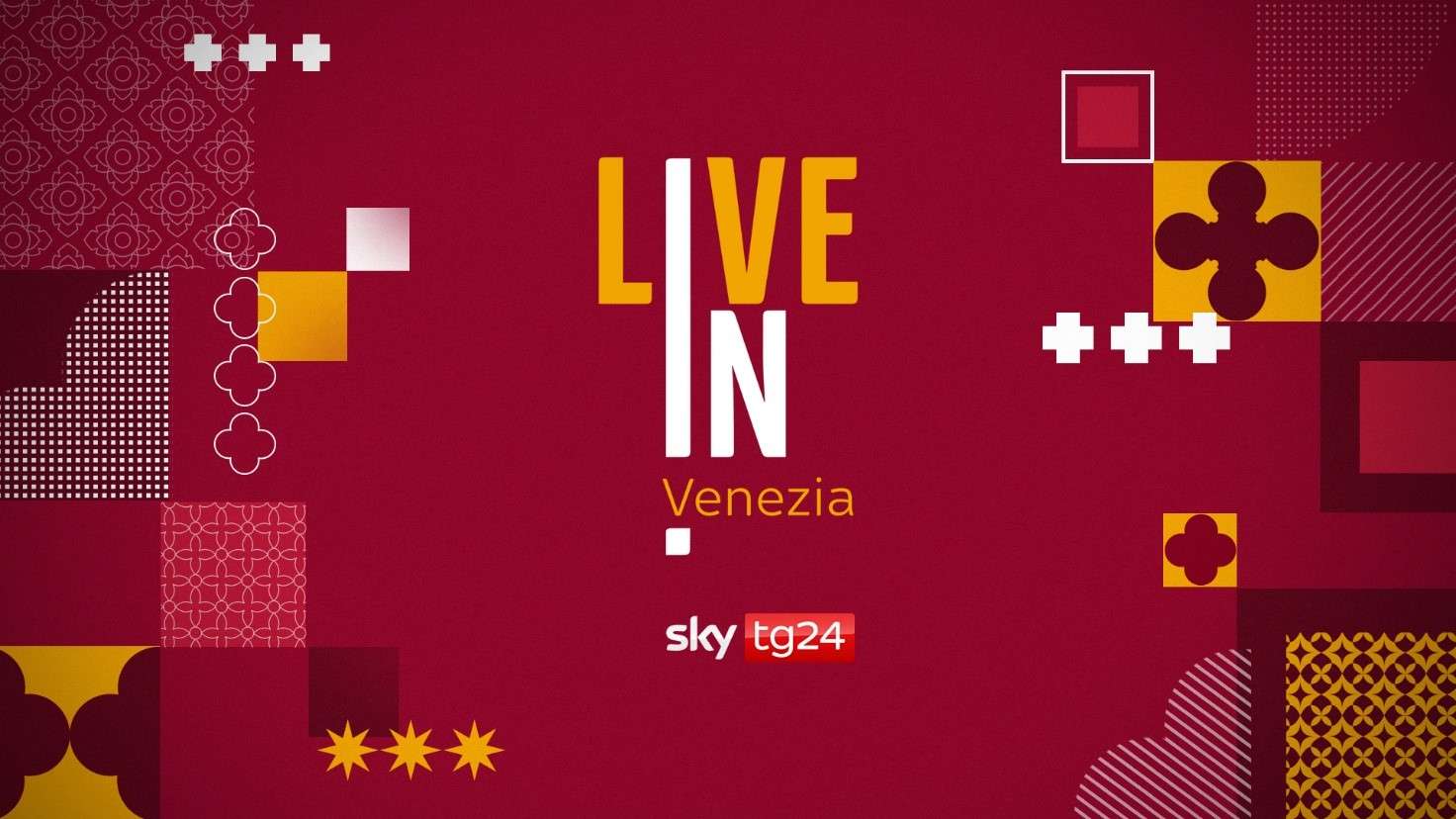 Sky TG24 Live In, il 3 e 4 Giugno a Venezia «Il racconto del presente - Relazioni»