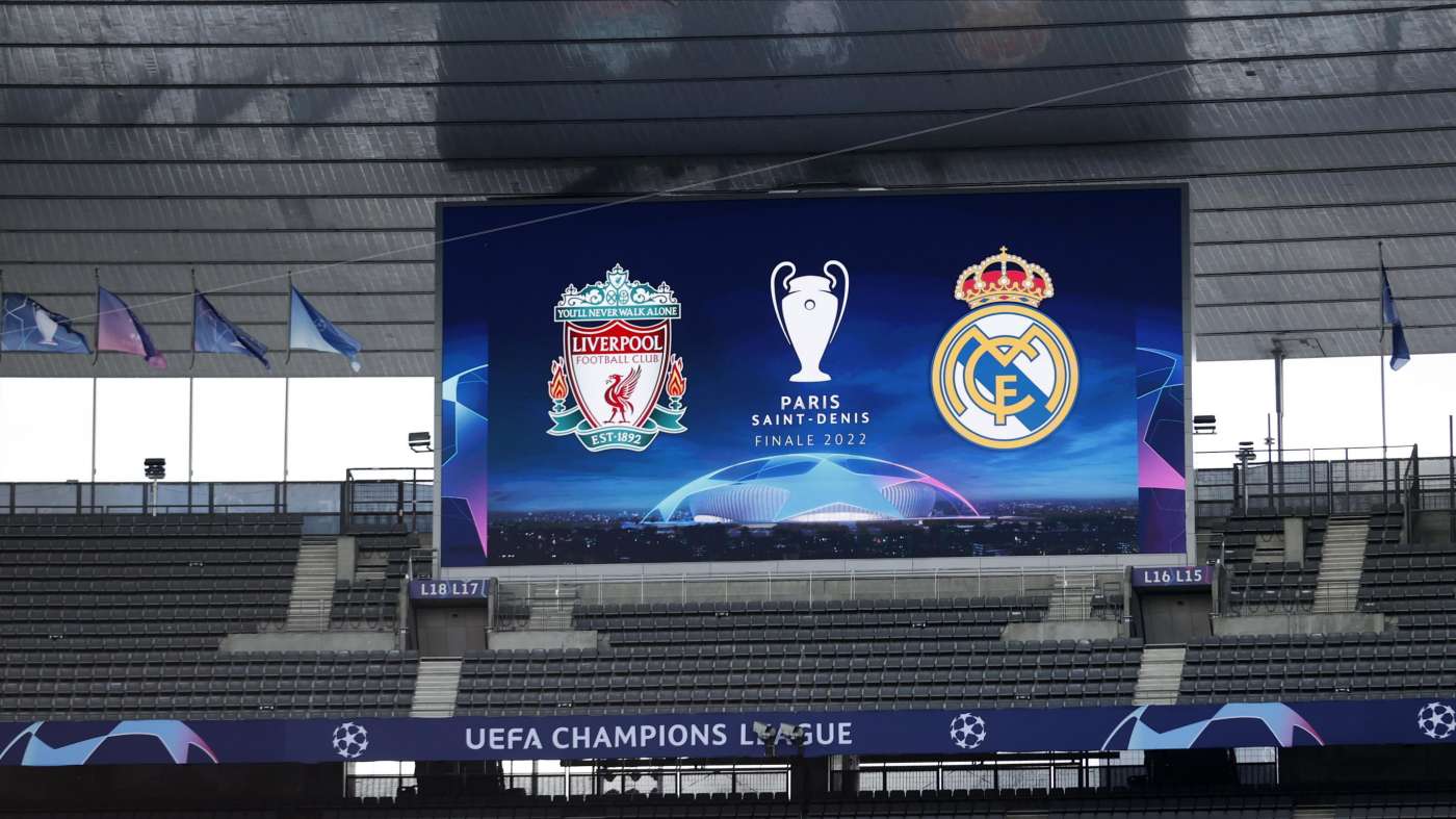 Champions League, Finale 2022, Liverpool - Real Madrid (diretta Canale 5 e Sky Sport)
