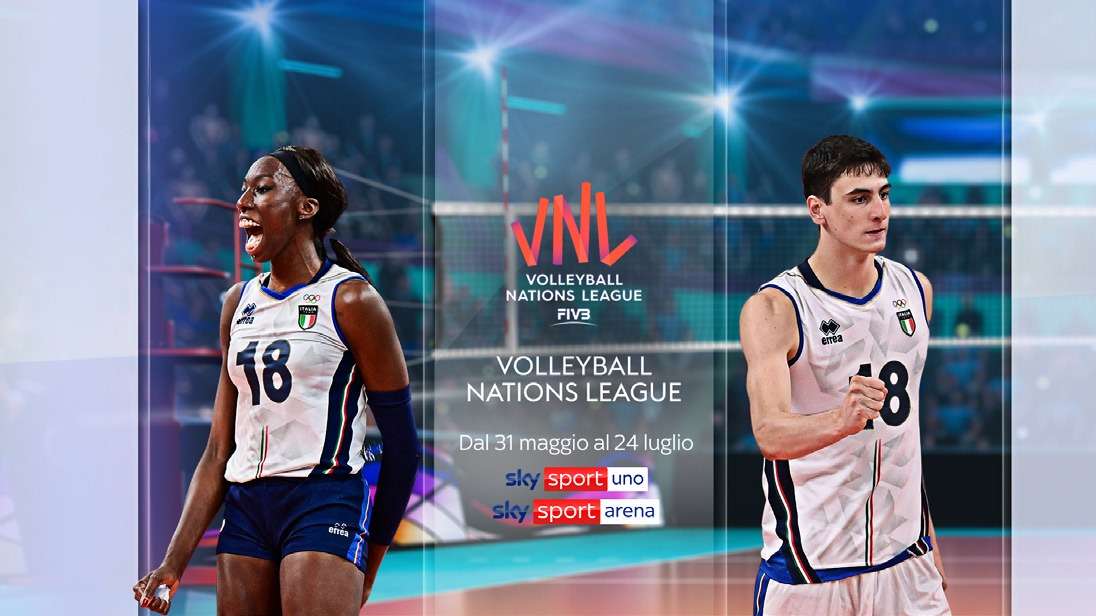 Volley Nations League femminile con le azzurre al via su Sky Sport e NOW