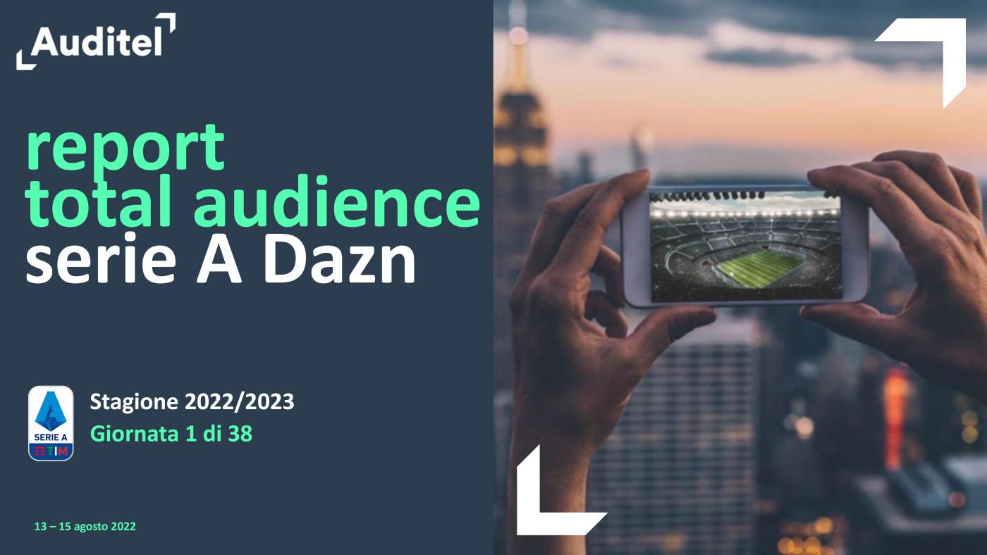 Immagine di Dazn, 3.7 milioni di spettatori per la prima giornata di A. Al via nuovo sistema Auditel - Scopri di più su DAZN