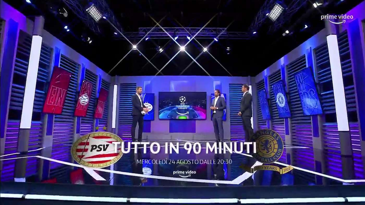 Immagine di Champions League Playoff Ritorno, PSV - Rangers (diretta esclusiva Amazon Prime Video) - Scopri di più su Sport