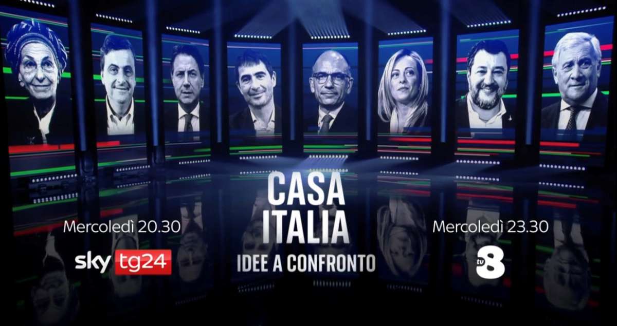 Immagine di Casa Italia, idee a Confronto, su Sky TG24 (e poi TV8) tutte le risposte dei leader - Scopri di più su Sky Italia