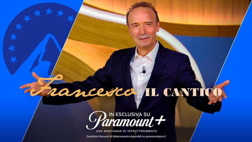 «Francesco - Il Cantico» la serata evento con Roberto Benigni su Paramount+