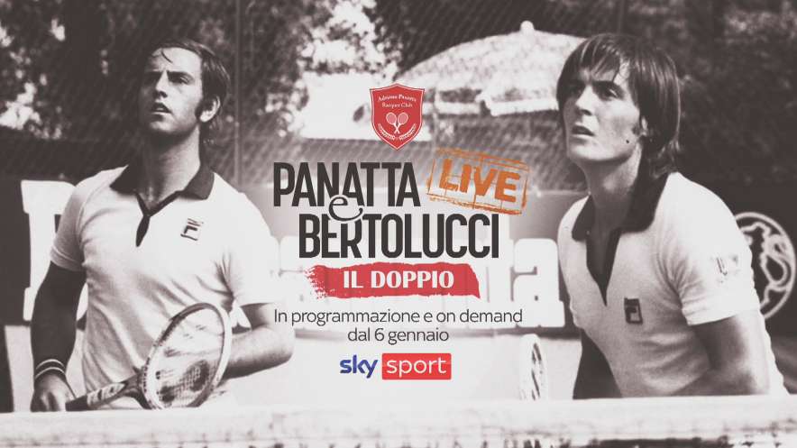 Adriano Panatta e Paolo Bertolucci raccontano «Il Doppio» su Sky Sport