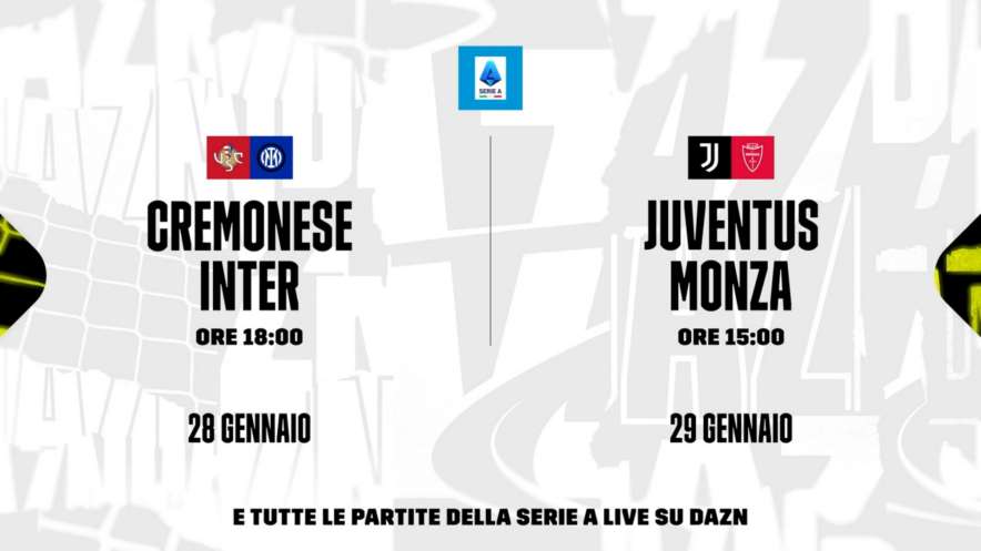 DAZN, Serie A 2022/23 20a Giornata, Palinsesto Telecronisti Zona DAZN (27 - 28 - 29 - 30 Gennaio 2023)