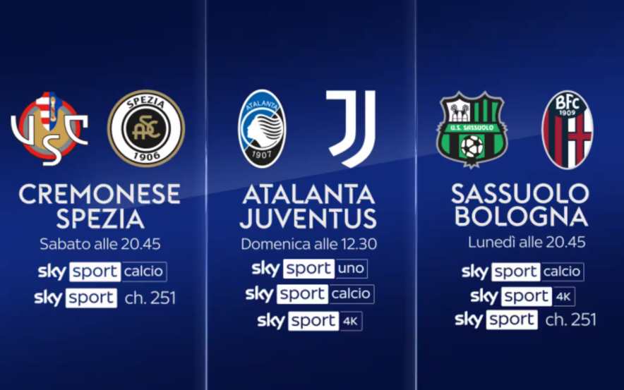 Sky Sport, Serie A 2022/23 34a Giornata, Palinsesto Telecronisti NOW (6 - 7 - 8 Maggio 2023)