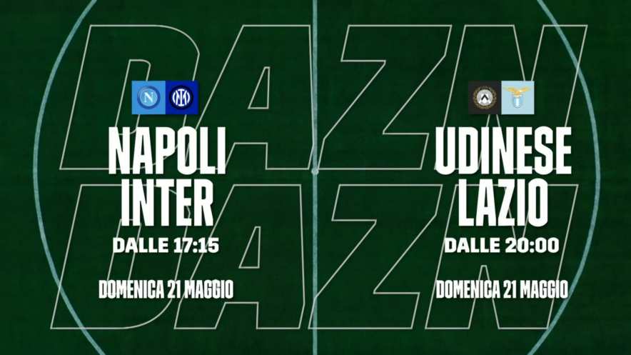 DAZN, Serie A 2022/23 36a Giornata, Palinsesto Telecronisti Zona DAZN (19, 20, 21, 22 Maggio)
