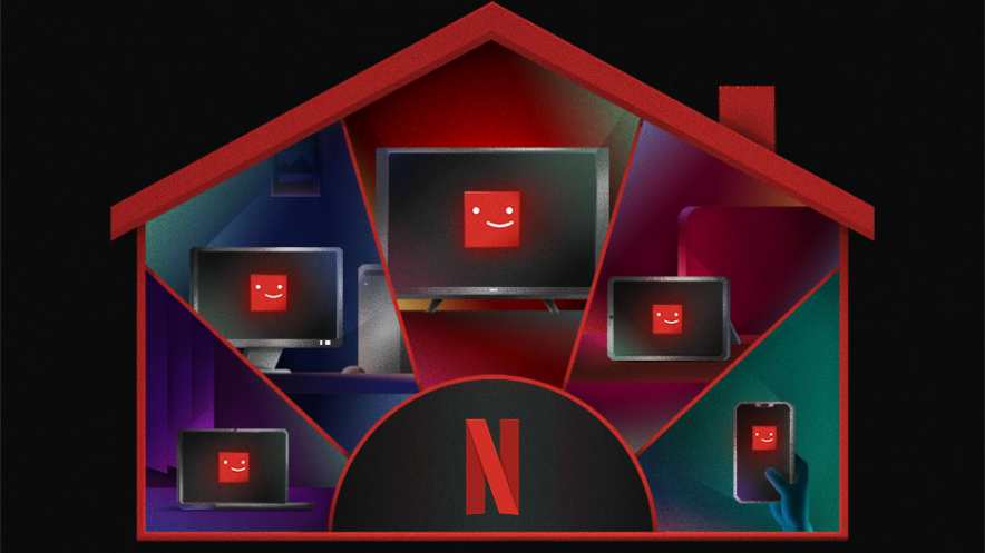 Netflix avvisa abbonamenti condivisi al di fuori del proprio nucleo domestico 