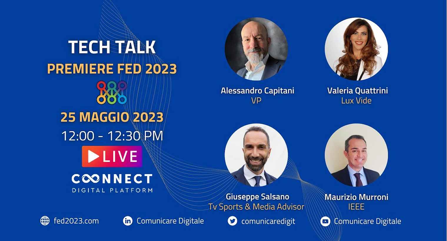 Tech Talk, Premiere 20° Forum Europeo Lucca 2023 | Diretta streaming Digital-News.it