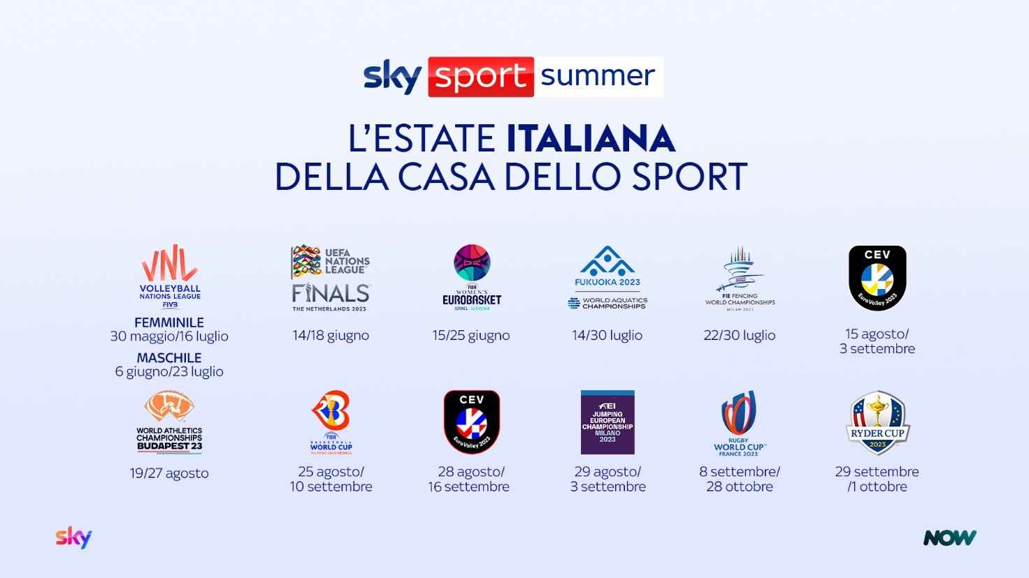 Sky Sport, al via l'estate più italiana di sempre nella Casa dello Sport di Sky