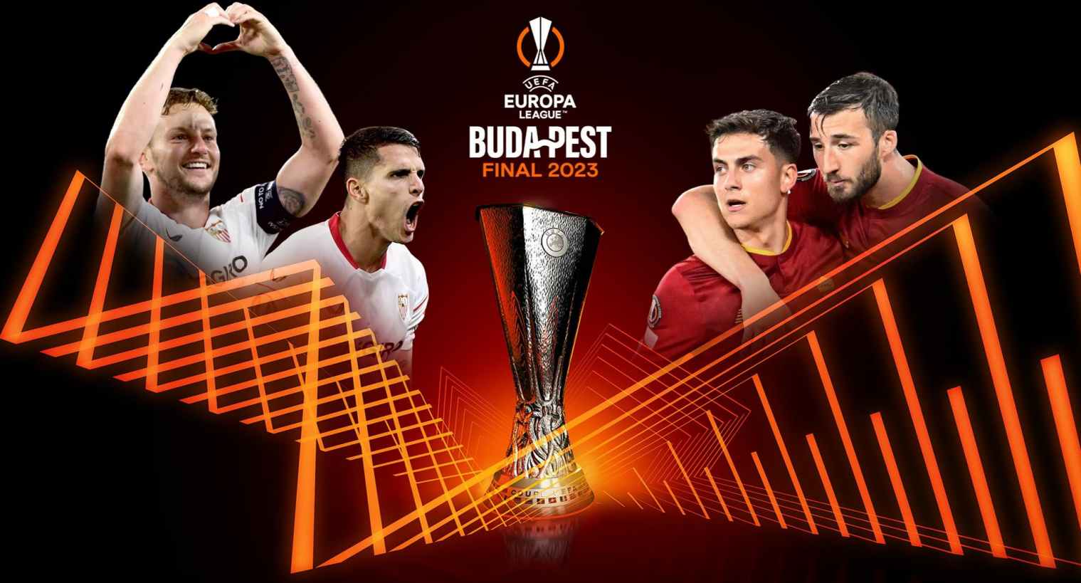 Uefa Europa League Finale 2023, Siviglia - ROMA (diretta tv Sky Sport, Rai 1, DAZN)