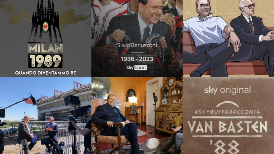 Addio a Silvio Berlusconi, la programmazione dedicata su Sky Sport Calcio