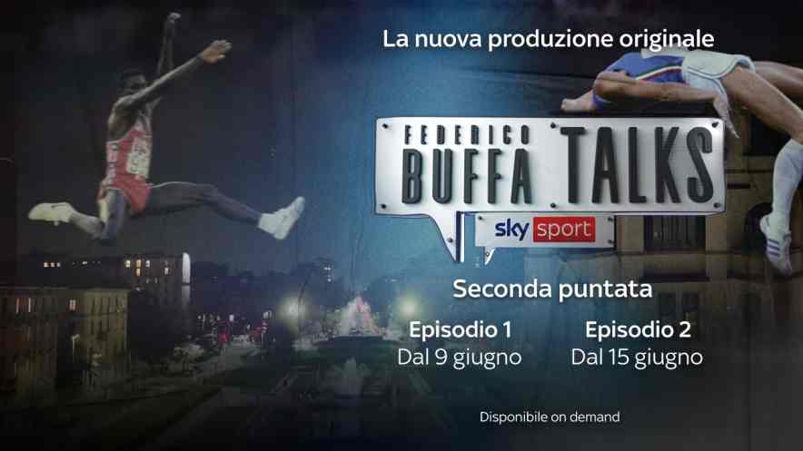 Filippo Tortu protagonista di Federico Buffa Talks su Sky Sport e on demand