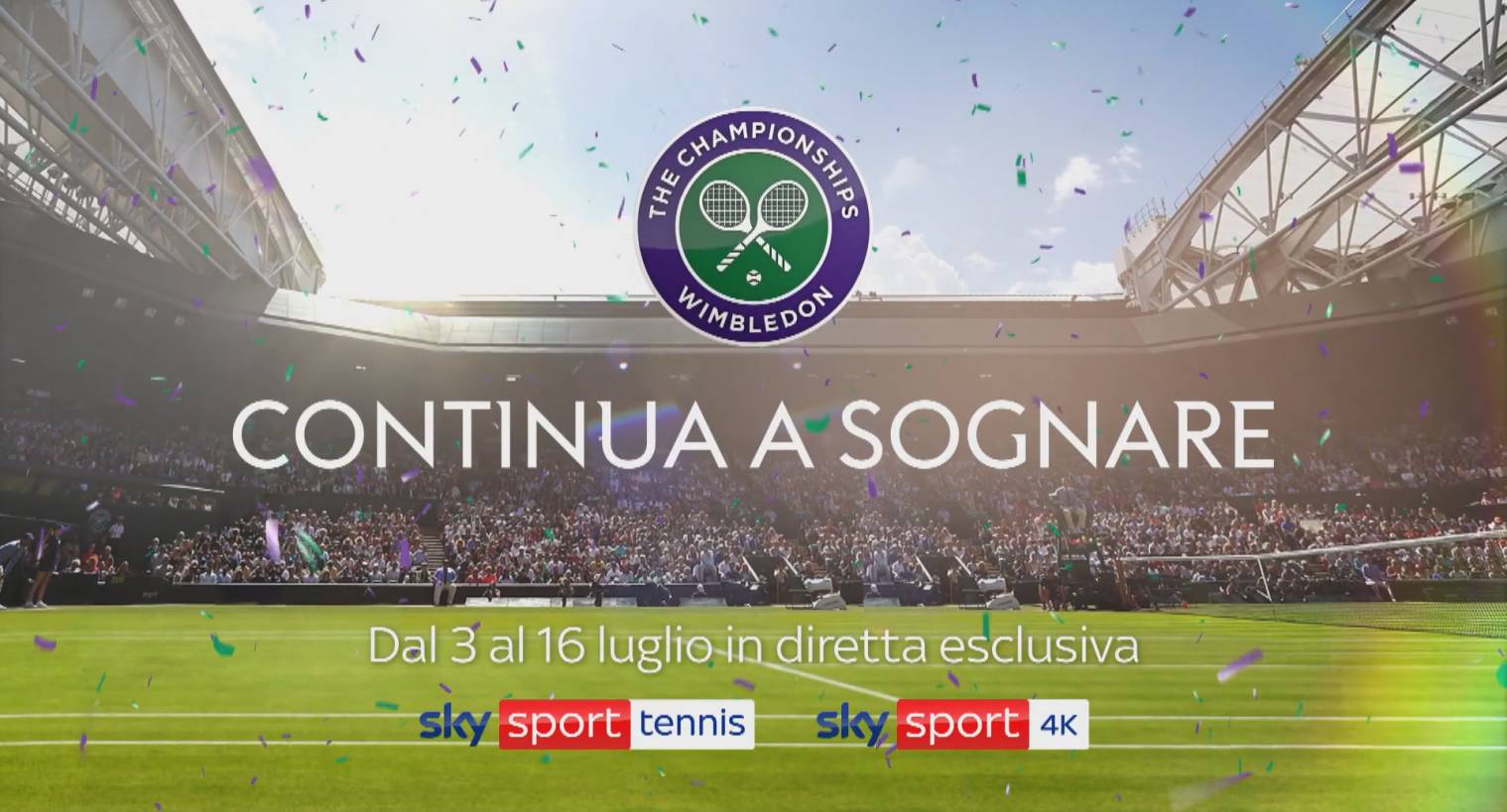 Tennis Wimbledon 2023, il torneo del Grande Slam in diretta su Sky e in streaming NOW