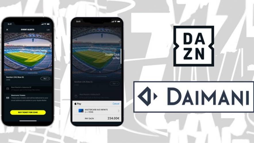 DAZN, accordo con DAIMANI per vendita in app di biglietti e pacchetti hospitality