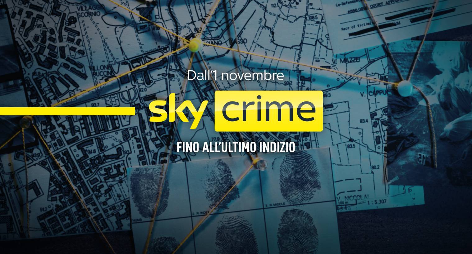 Cronaca nera, misteri e inchieste: da Novembre Sky Crime, il nuovo canale del vero crimine 