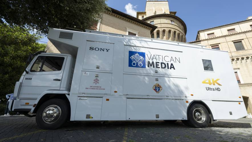 Sony collabora con Vatican Media, trasmissione e telecamere all'avanguardia