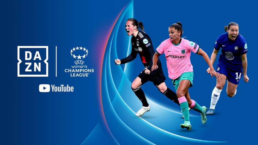 Al via la UEFA Women's Champions League su DAZN e sul canale Youtube dedicato