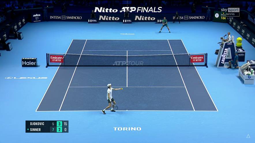 Record di Ascolti per il Tennis su Sky: Jannik Sinner vs. Novak Djokovic alle Nitto ATP Finals di Torino