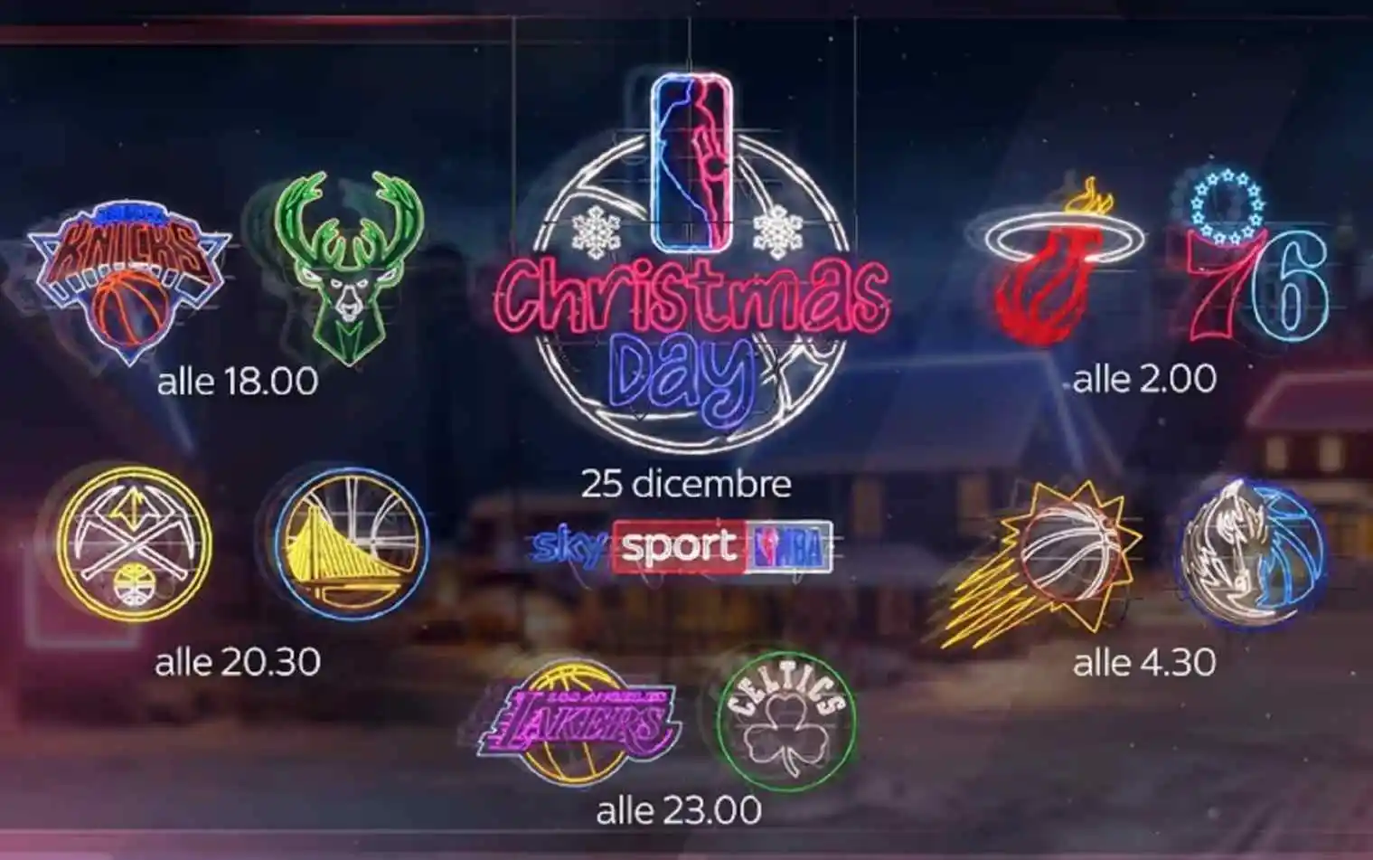 Visualizza: Magico Natale con le Stelle NBA: 17 Partite in Diretta Sky Sport NOW dal Christmas Day a inizio 2024 su Digital-News.it Immagine di Magico Natale con le Stelle NBA: 17 Partite in Diretta Sky Sport NOW dal Christmas Day a inizio 2024 - Scopri di più su Sky Italia