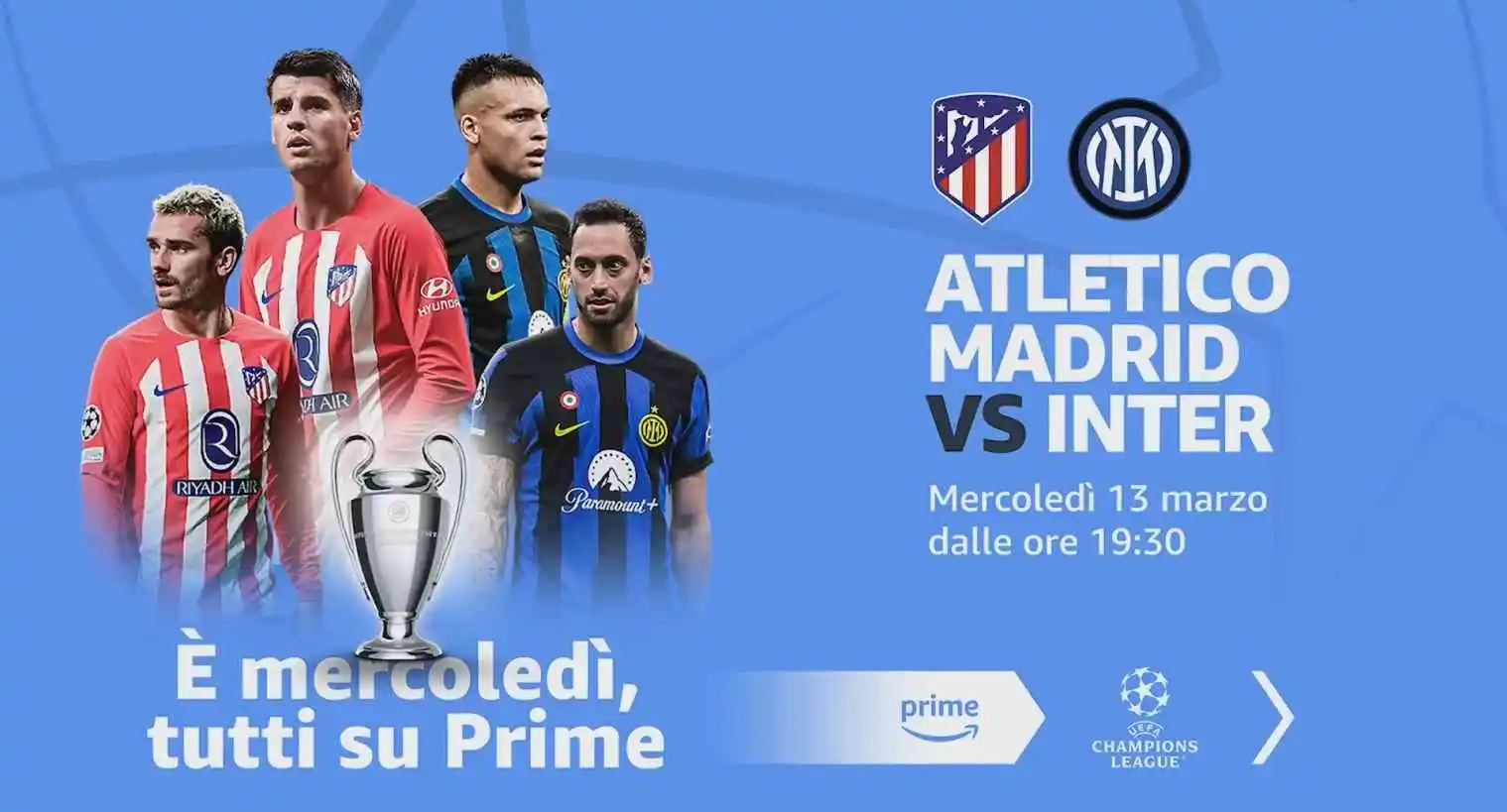 Foto - Champions League Atletico Madrid - Inter 🏆 in Diretta Streaming su Prime Video