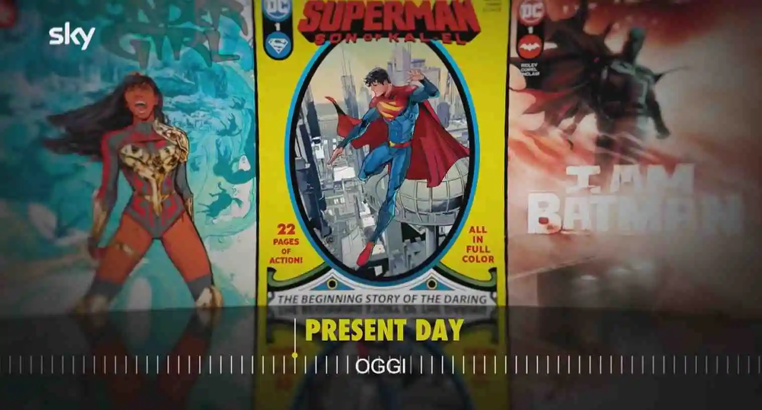 Supereroi: La Storia della DC Comics in Esclusiva su Sky Documentaries e NOW