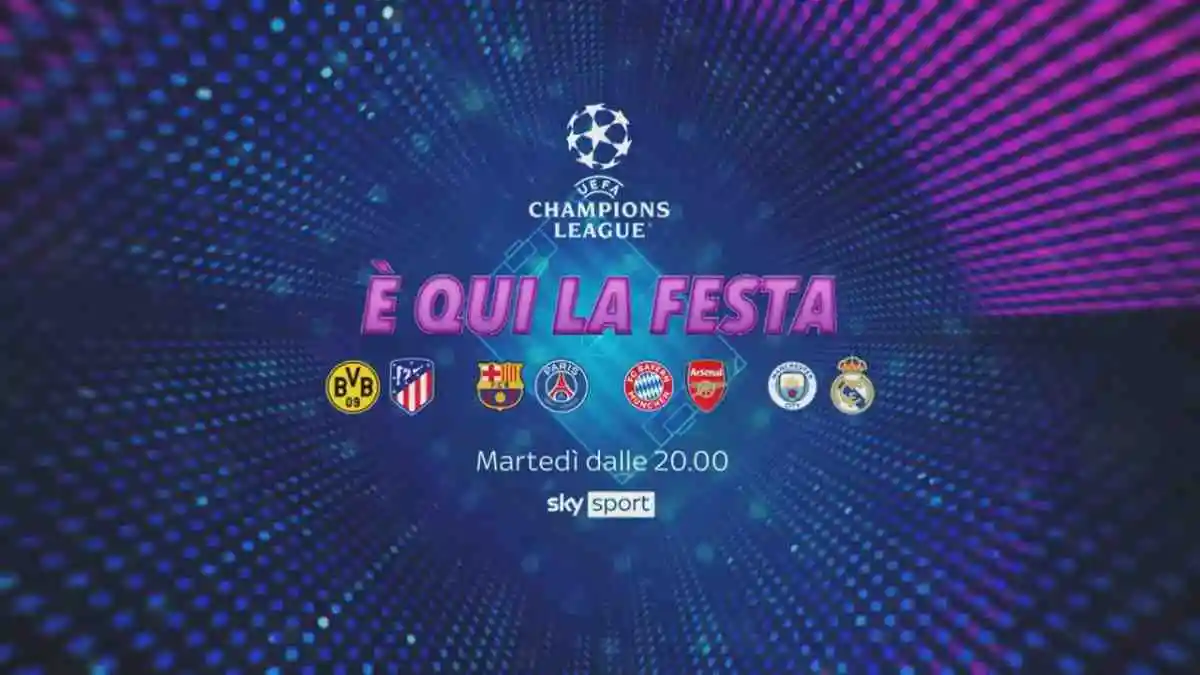 Champions 2023-24 🏆 Diretta Sky e NOW Quarti Ritorno,  Palinsesto e Telecronisti