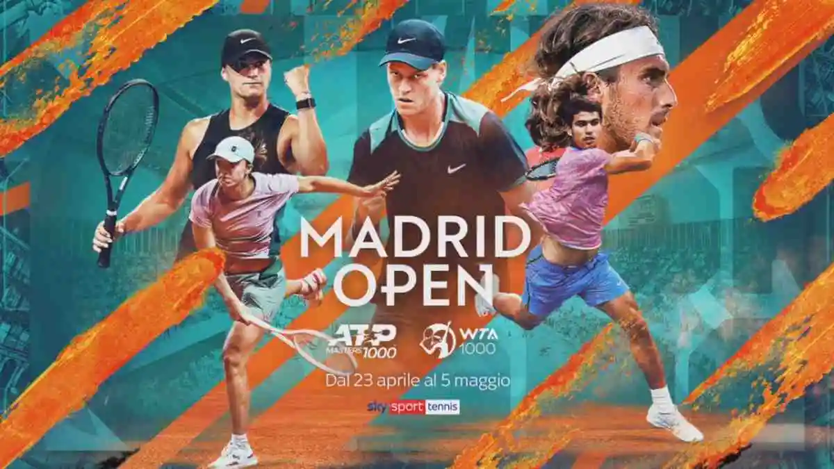 Foto - Sky Sport Tennis e NOW 🎾 diretta esclusiva Madrid Open - ATP Masters 1000 e WTA 1000 
