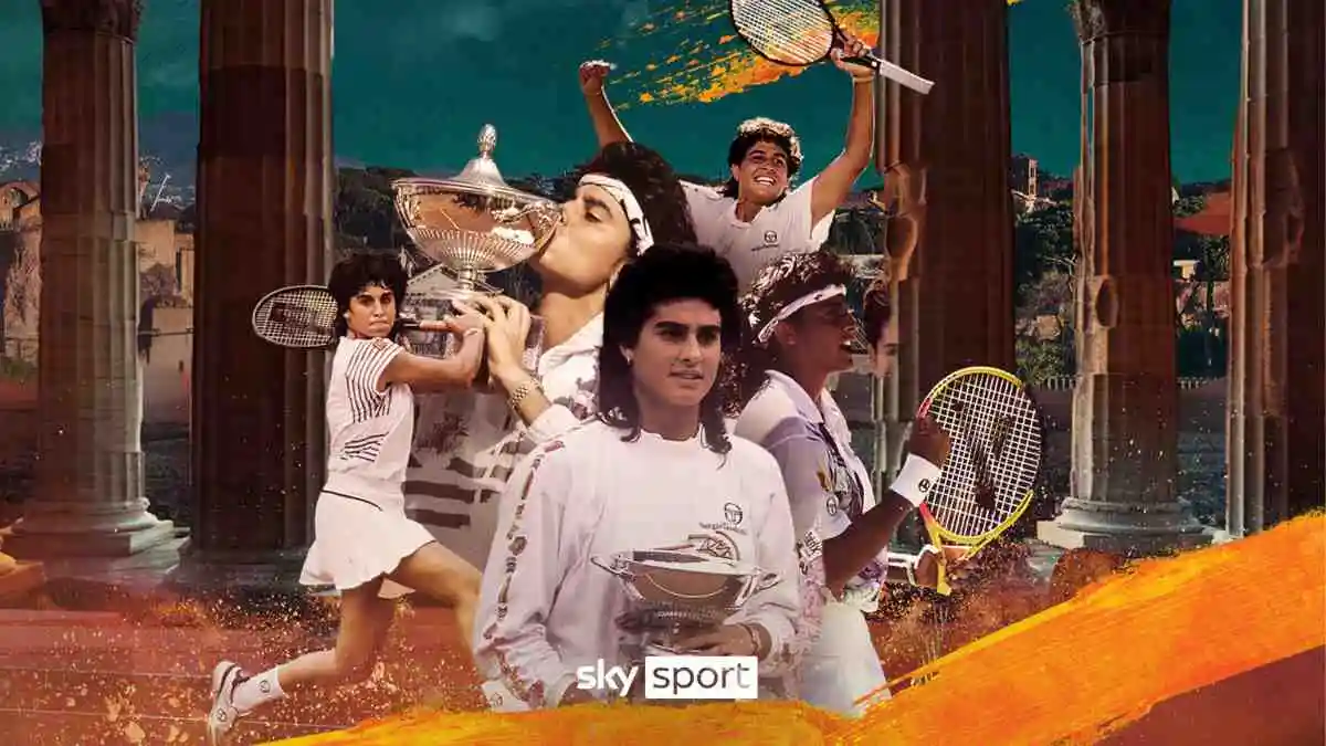 Gabriela Sabatini al Foro Italico con Sky, la Regina del Tennis Argentino sbarca a Roma