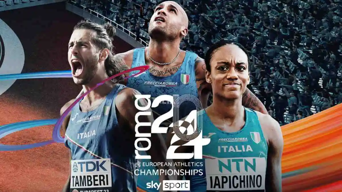 Campionati Europei di Atletica Leggera Roma 2024: Live su Sky e NOW dal 7 al 12 Giugno