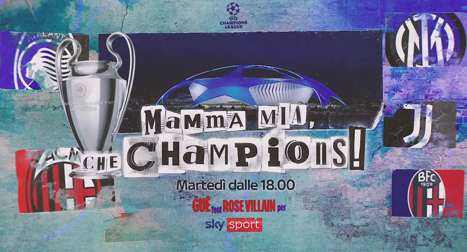 Immagine di Champions 2024/25 🏆 Diretta Esclusiva Sky e NOW 7a Giornata, Palinsesto e Telecronisti - Scopri di più su Sky Italia