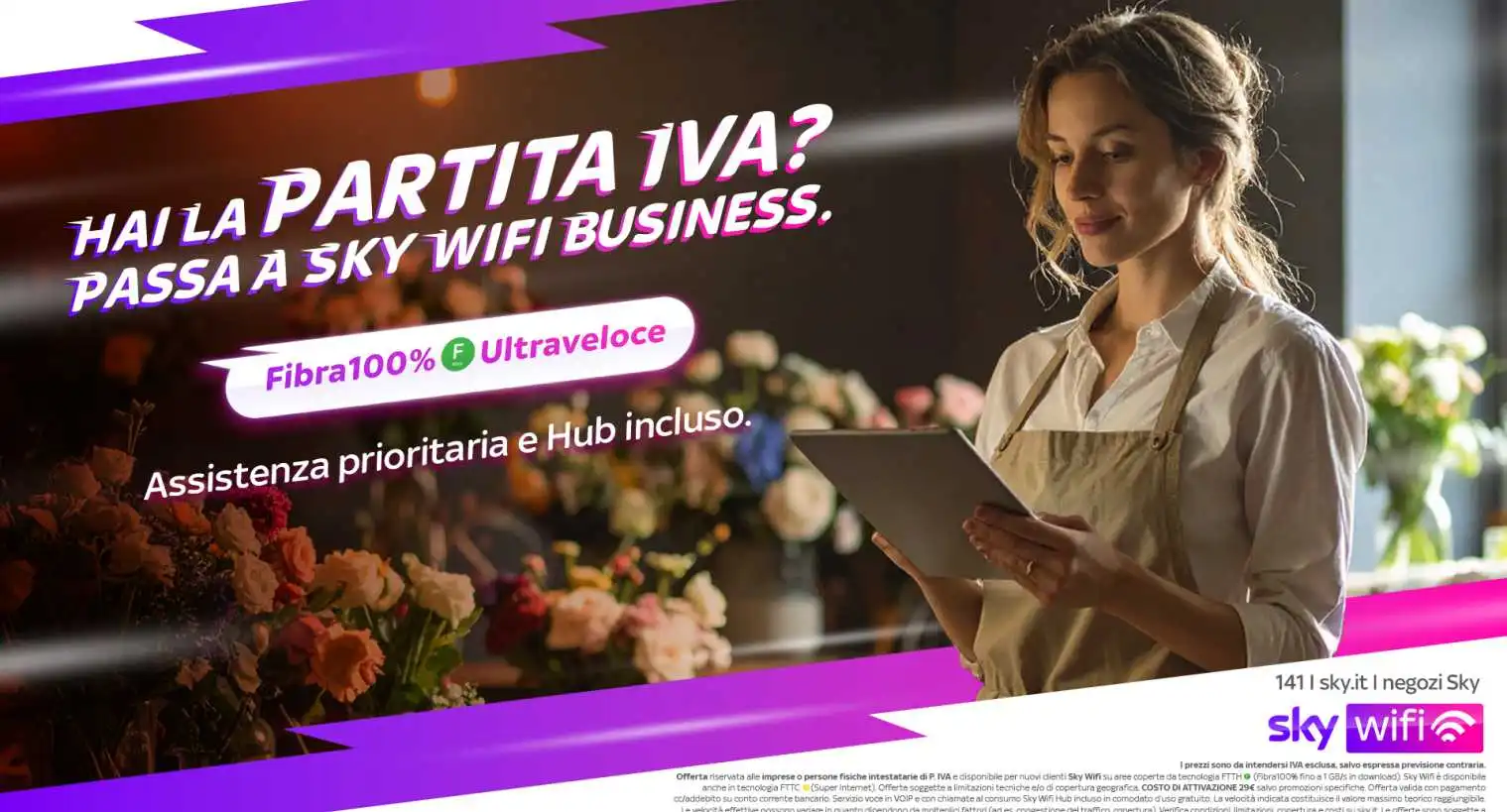 Sky Wifi Business: fibra ultraveloce con Alessandro Del Piero per professionisti e piccole imprese Sky Wifi Business: fibra ultraveloce con Alessandro Del Piero per professionisti e piccole imprese