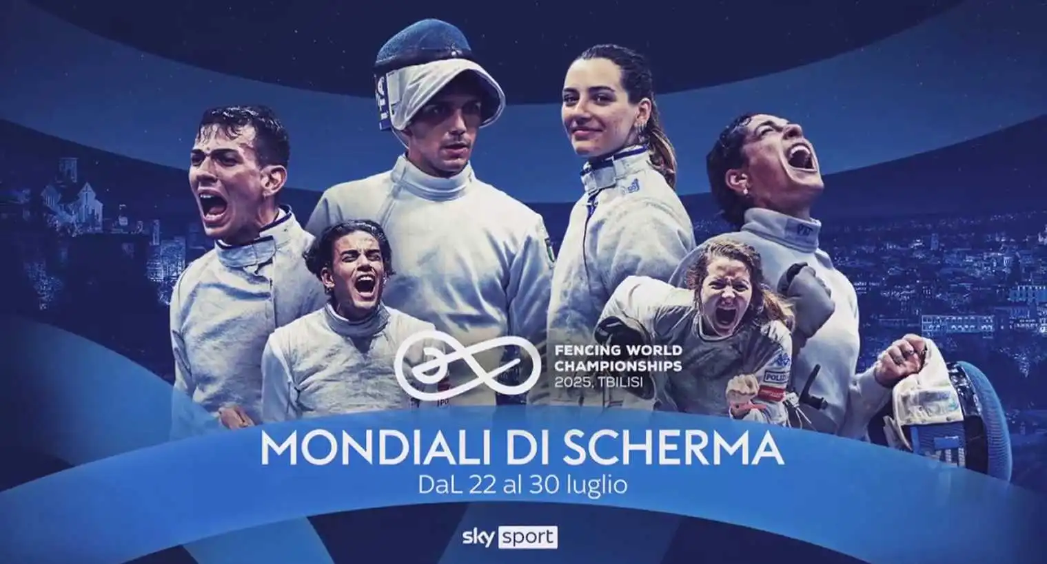 Scherma mondiale Sky e NOW: diretta da Tbilisi Campionati del Mondo con finali, studi, interviste Scherma mondiale Sky e NOW: diretta da Tbilisi Campionati del Mondo con finali, studi, interviste