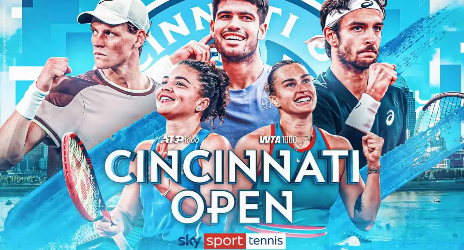 Immagine di Sky Sport Tennis 2025 🎾diretta ATP Masters 1000 e WTA 1000 Cincinnati e streaming NOW - Scopri di più su Sky Italia