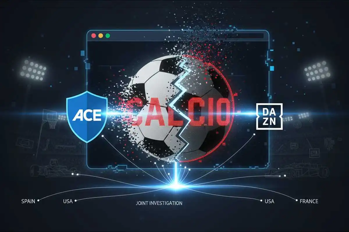 DAZN e ACE smantellano Calcio, sito di streaming illegale più popolare in Italia DAZN e ACE smantellano Calcio, sito di streaming illegale più popolare in Italia